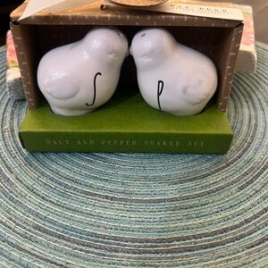 Rae Dun Chick Salt and Pepper Shaker Set NWT